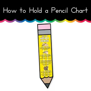How To Hold A Pencil Chart