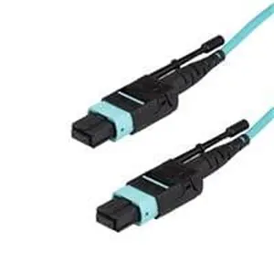 Startech MPO12PL5M MPO Connector 5m MTP OM3 40Gb Fiber Optic Cable with Push & Pull Tab