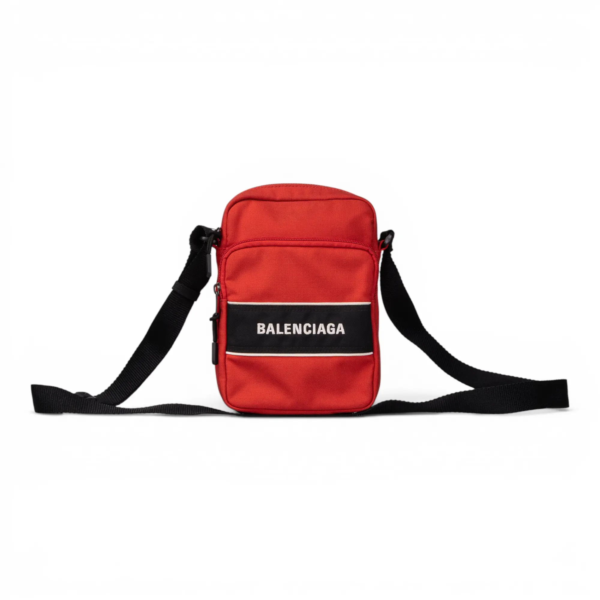 Pre-owned Balenciaga Leather Messenger bags Small Mess Red Crossbody A26070003