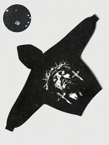 Warm Fall & Winter Essential Hoodie Jacket, Sweatshirts, Unisex Casual Loose Fit, Outdoor & Daily Wear, Fitted Style, No Ca Prop 65 Warning