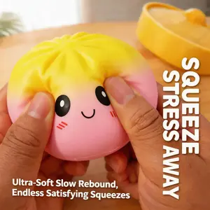 Big Dumpling Squishy - Blind Box, Stress Relief Squeeze Ball Toy, Slow Rebound Decompression Ball, Expressional Stress Reliever,Sensory Fidget Toy with Jelly-Like Filling, Squeeze Toys, Stress Toys, Stress Relief Toys, Fidget Toy, Birthday Gifts, Gift Bag