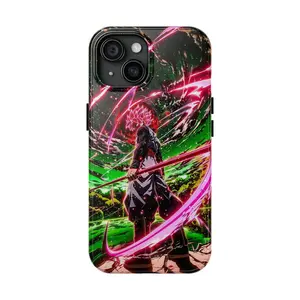 Saiyan Warrior Anime Phone Case – Super Power Fighter Protective Cover for iPhone & Samsung
