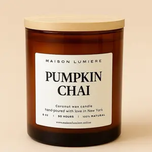PUMPKIN CHAI CANDLE- COZY AUTUMN