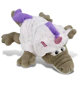 PLUSH UNICORN - SUPER-SOFT PLUSH - GREY ALLIGATOR LARGE 17"