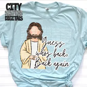 Personalized Guess Who's Back Shirt, He Is Risen Shirt, Easter Faith Shirt, Easter Jesus Shirt, Christian Easter Shirt, Retro Easter Bible Verse Shirt, Christian Church Shirt, God Shirt, Rabbit Easter Shirt, Funny Easter Gift Shirt  GOOWVQ3
