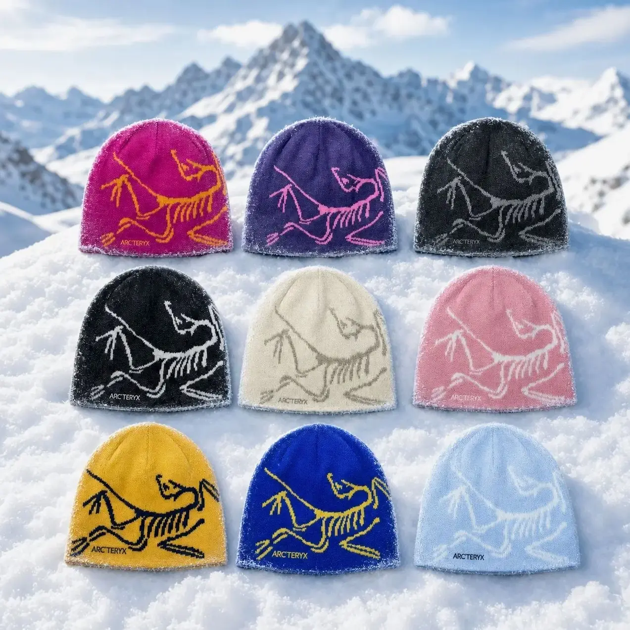 Arc'teryx Bird Head Toque - Frozen Peak - classic unisex winter beanie, breathable, comfortable blend of wool and recycled polyester, skiing, snowboarding, climbing & Outdoor Wear