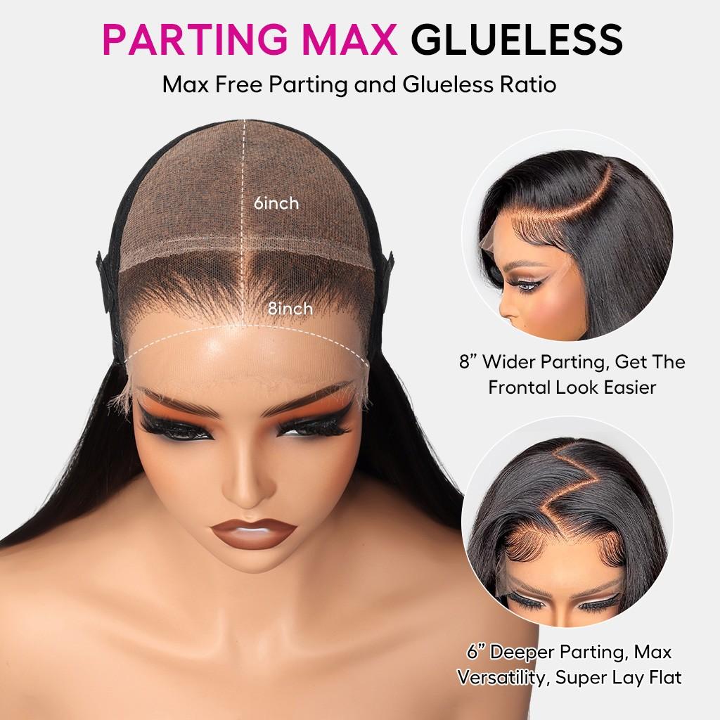 Real HD Salon Quality Style -Tinashe Butterfly Cut Real HD 8x6/6x5 Human Hair Glueless 200% Density Wig  Loose Body Wave Pre Style Pre Cut 6x5 Real HD Lace Closure Wig