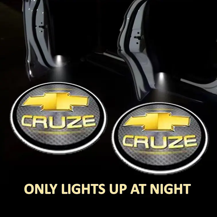 KLIFE LIMITED 2Pcs Car Door Logo Lights HD LED Car Door Welcome