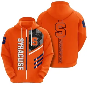 Syracuse football 3D Hoodie for Men Women/Zipper Hoodie All Over Print