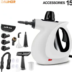 Dauhor 1050W High-Power Handheld Steam Cleaner with 15 Accessories, Safety Lock and Spray Function, Multifunctional Home Appliance for Kitchen, Bathroom, Floor Cleaning