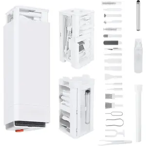 Phone and Laptop Cleaning Kit, 32 in 1  Laptop Cleaner Kit, Multi-Function  Cleaner Kit for Earbuds, Cellphones, Keyboard, Screens, Camera Lens, Chargers, Electronics Devices