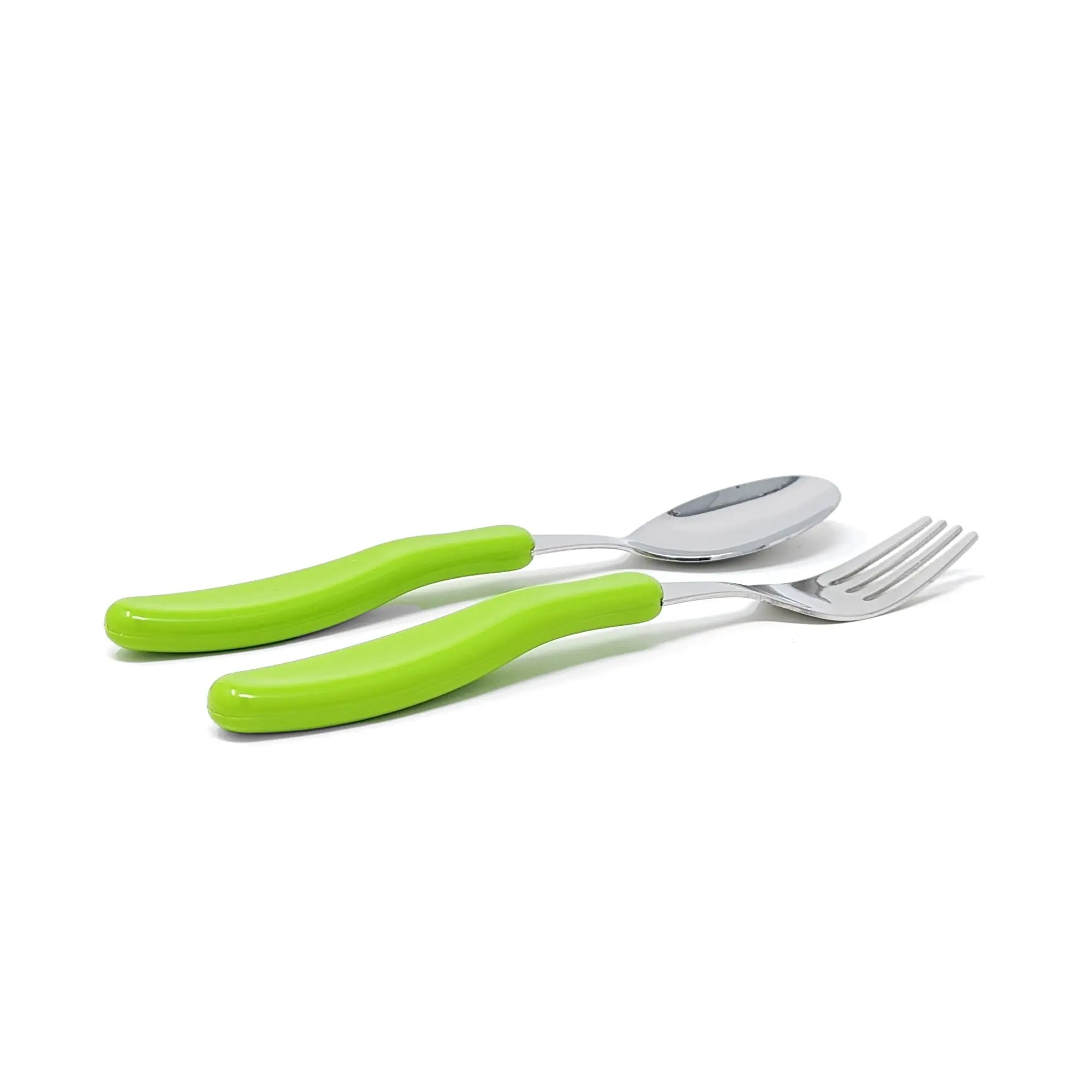 Din Din SMART EZ Grip Spoon & Fork Set (case included)