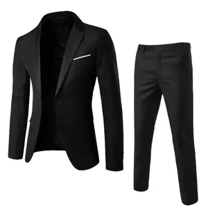 Men's Suit Set Business Formal Attire Groomsmen Groom Wedding Tuxedo for dress up and cosplay tuxedo baggy  prom