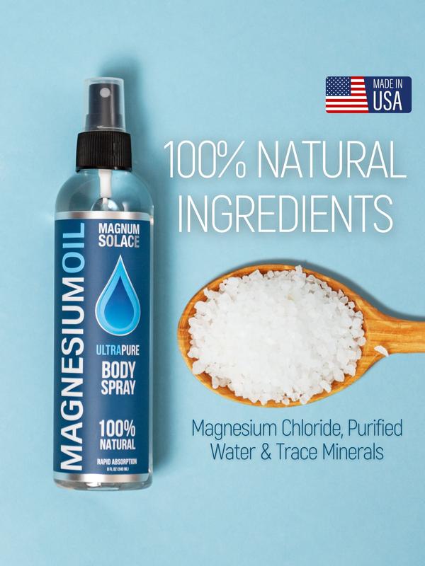 Pure Magnesium Oil Body Spray - Apply to Legs and Feet at Night
