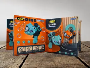 A.S.K Dino Bubble Maker Camera Toy with Music & Lights