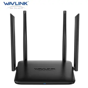 WAVLINK AC1200 Wireless Dual Band Router(2.4GHz+5GHz), Gigabit WiFi Router for Home & Gaming, 1 x 10/100/1000Mbps WAN Port, 2 x 10/100/1000Mbps LAN Port, Supports MU-MIMO Beamforming and LNA+PA, IPV6