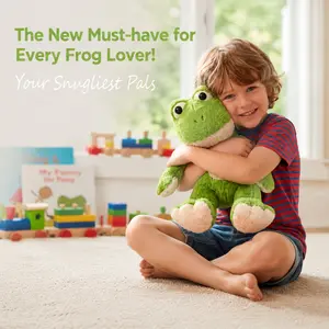 Lurkomemo Adorable Plush Toys, Soft Huggable Stuffed Animals & Plush Dolls for Girls, Boys & Adults, Heatable & Coolable Emotional Comfort Plushies for Bedtime, Stress Relief & Everyday Comfort