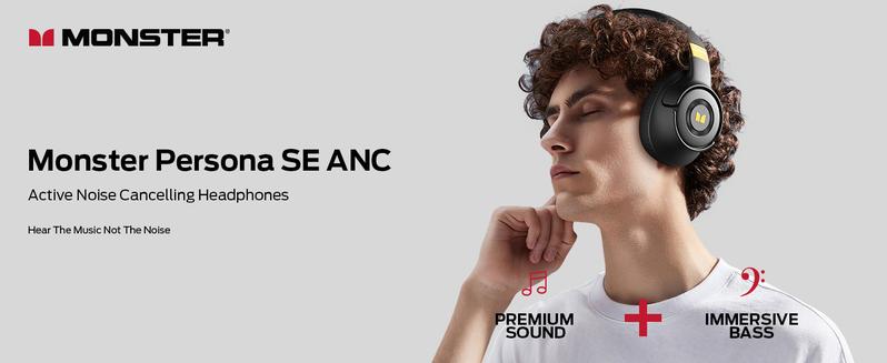 Monster Brand, Over-Ear Headphones, Bluetooth Connectivity, Noise Cancelling, Wireless Headphones, Comfortable Fit, High-Quality Sound