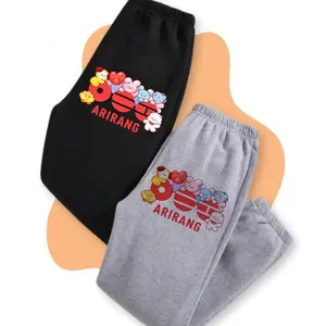 Vintage Arirang World Tour 2026 Kpop Cover Sweatpants, arirang swim chibi Sweatpants, Cotton Graphic Sweatpants, Perfect Outfit For Outdoors, Menswear, Womenswear, Fit for Men and Women All Seasons Basics