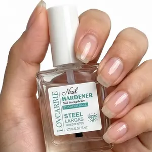 LOVCARRIE 17ml Diamond Nail Strengthener Nail Care Liquid: Hardcore reinforcement for tough, diamond-like nails. Ideal for soft, thin, and weak nails, it enhances nail hardness from the root. Adult products