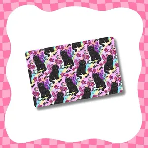 Fairy Cat Card Skin - Super Cute & Durable Vinyl Sticker for Personalizing Your Credit Card Graphic Decal, single sided