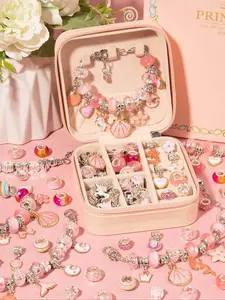 DIY Jewelry Making Kit Series, Elegant Gift Box & Bag Set, Bracelet Necklace Craft Kit, DIY Beading Accessories, Fun and Easy to Make, Multi-Color Options