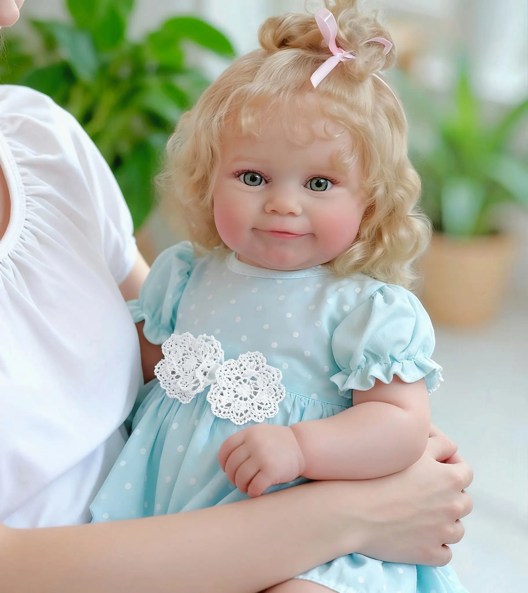 Reborn Baby Doll Girl Full Body Vinyl 20Inch Realistic Newborn Baby Doll Rooted Hair Real Life Baby Doll Toy
