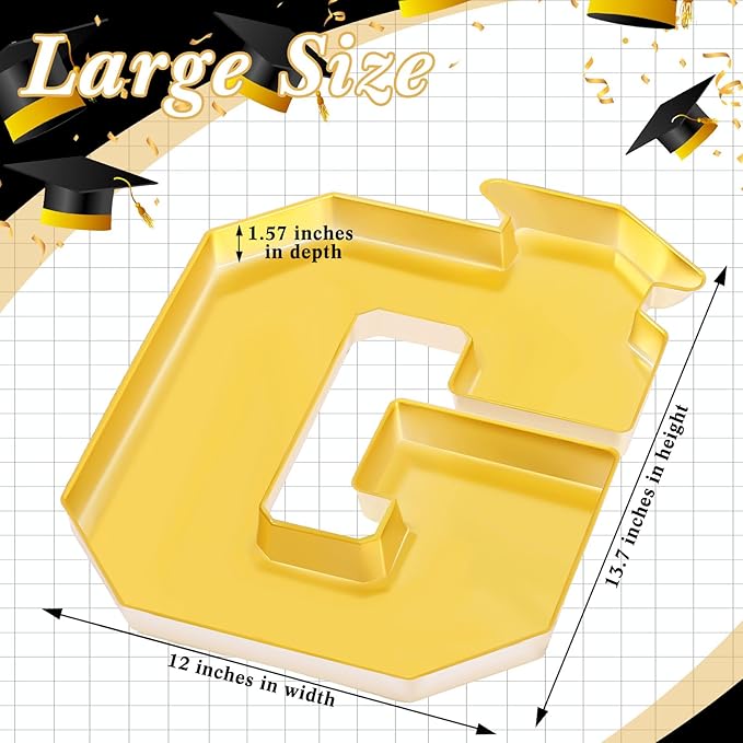 2026 Graduation Number Fillable Charcuterie Boxes - 4 Pcs 13.7" Disposable Mache Paper Trays Containers for Chocolate Candy Cookie Treats Grad Favors, Party Table Decor Centerpiece Ideas, Celebration Grad Gifts for Daughter Son Grad Party Supplies