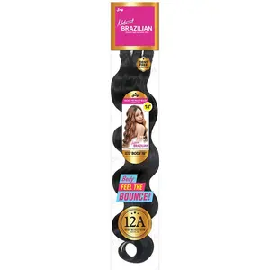 Zury Sis Natural Brazilian 12A Remy Human Hair Mix Weave - NATURAL BRZ-HB BODY 18"/22"