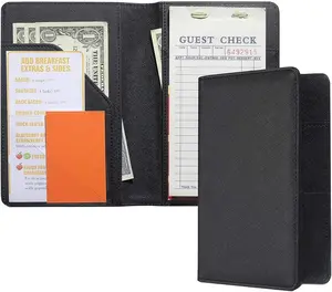 Black Server Books for Waitress Book Waiter Book Server Booklet Restaurant Waitstaff Organizer, Serving Book Guest Check Book Holder  Pocket Fits Server Apron