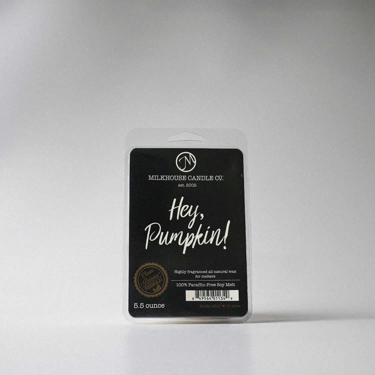 Milkhouse Candle, Hey, Pumpkin!, Wax Melt, Pumpkin Pie & Whipped Cream Scent