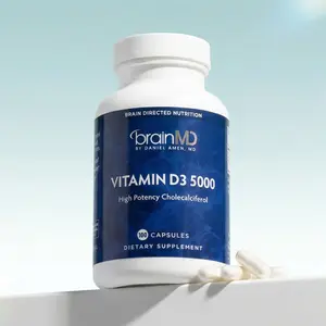 BrainMD - Vitamin D3 5000 | High Potency Cholecalciferol - 100 Capsules