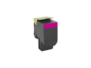 Lexmark 80C0XMG Lexmark Toner Cartridge - Magenta - Laser - Extra High Yield - 4000 Page Magenta - 1 Each