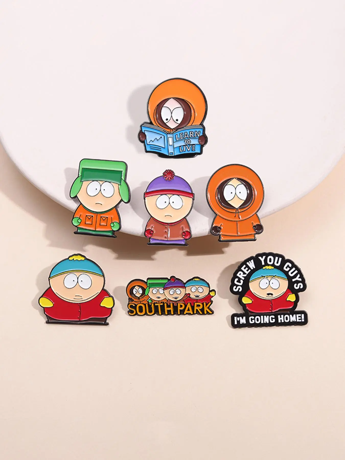 Cartoon Series Brooch, Cute Collectible Cartoon Badge for Backpacks, Jeans, Scarves, Hats Decor, Fashion Accessories for Men & Women