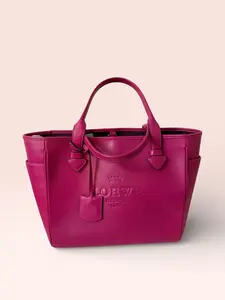 Pre-owned Loewe Leather Tote Bags Heritage Tote Bag (Pink)