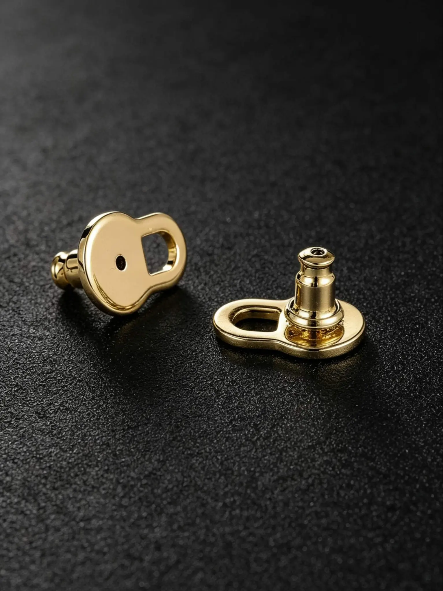 18k Gold Plated Earlobe Extender for Women, Heavy Dangle Earrings Backing, Comfortable Stud Earring Backer, Choking Hazard Free, Fashion Jewelry Accessory