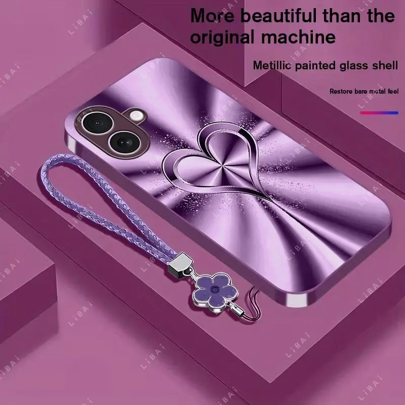 Suitable for[iPhone 17], includes a free lanyard and a brand new phone case, available in multiple colors,drop-proof and fingerprint-proof YM99