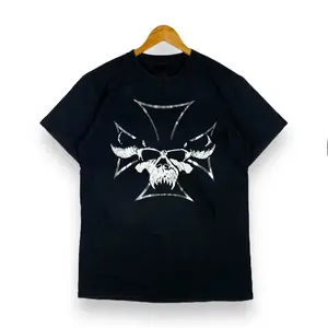 Danzig Shirt Vintage Y2K Foil Cross T-shirt