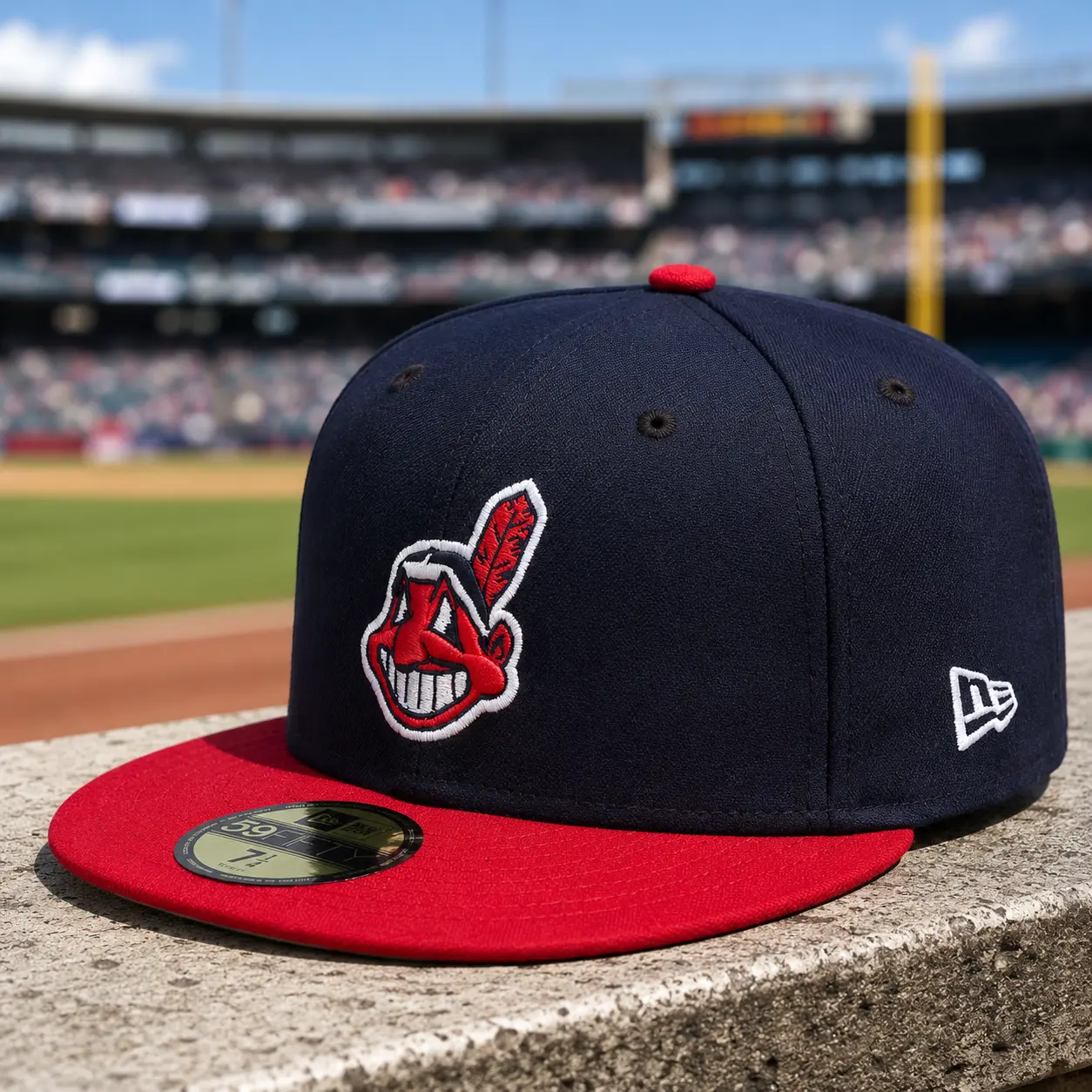 Cleveland Indians New Era Red Home Collection On Field 59FIFTY Fitted Hat