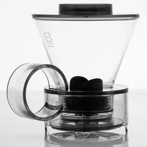 Clever Dripper® Pour Over Glass Style Hassle-Free Ways Brew Coffee Cold Brew Smart Coffee Maker | #4 Paper Filters | 18 Ounce
