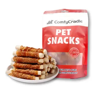 100g/500g(3.53oz/1.1LB) Duck Wrapped Rawhide Sticks, Dog Treats For Small, Medium, & Large Dog, Made With Real Duck, Rawhide - Healthy, Easily Digestible, Dog Chews Long Lasting, And High Protein, Training Treats For Dogs