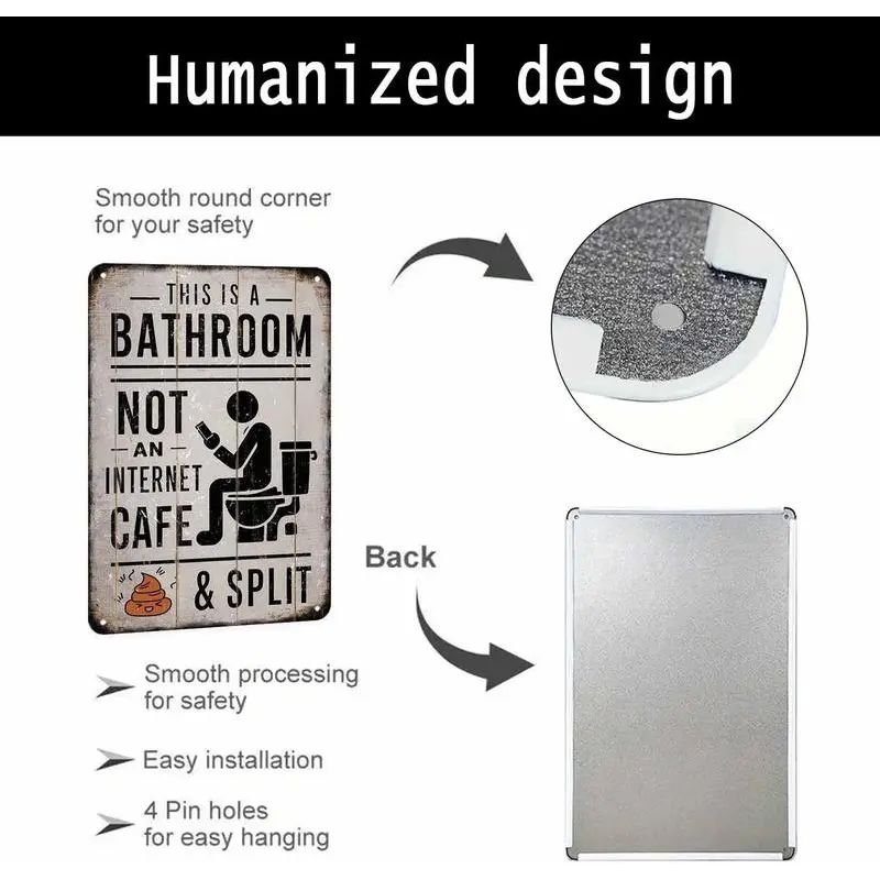 funny bathroom sign This is a Bathroom not an Internet cafe bathroom funny bathroom sign This is a Bathroom not an Internet cafe bathroom