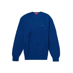 Supreme Men's Small Box Ribbed Sweater Royal, from StockX