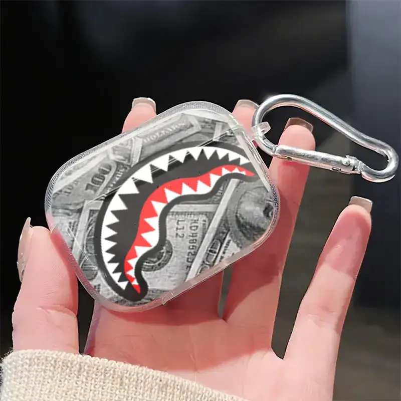 Luxury Money Stack Graffiti In-Ear Earphone Case, Street Statement Protection Cover for AirPods 1, 3, 4 & Pro Earbuds