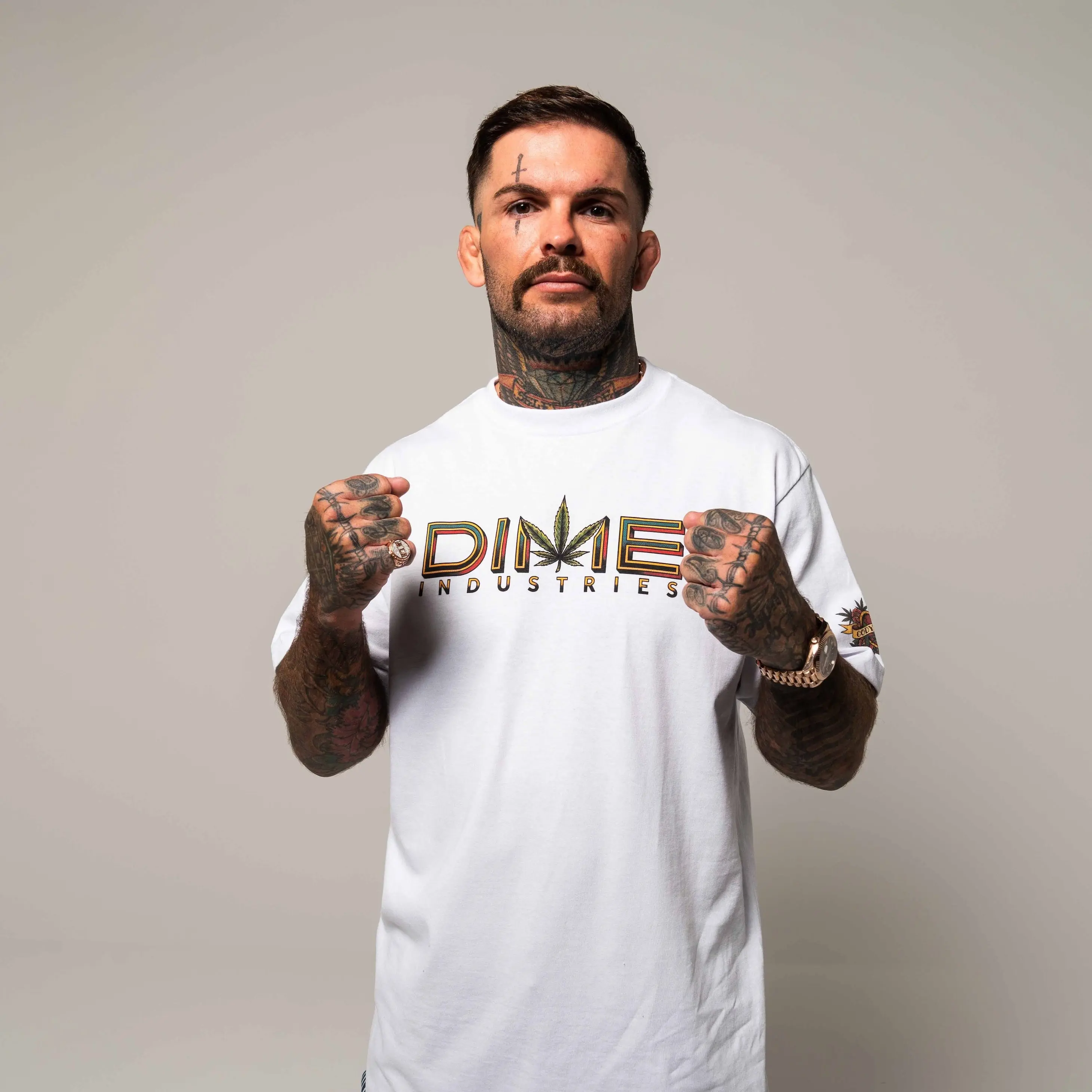 NO LOVE X ALL SMOKE MENS TEE