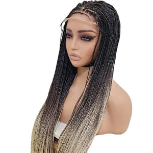 knotless bone straight braided wig