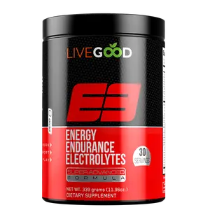 LiveGood E3 | Electrolyte & Amino Blend with Beta Alanine & Alpha-GPC