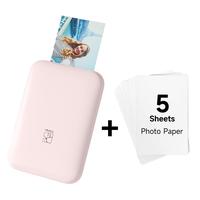Pink + 5 Sheets Photo Paper