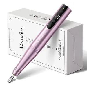 Pen-Shaped Portable Cordless Nail Drill, PC180F 25000RPM Rechargeable Electric File with LED Display for All Nail Care, Manicure Shaping & Acrylic Gel Removal for Nail Artists DIY at Home