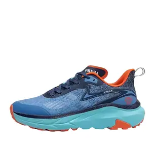 Men’s Outdoor Trail Running Shoes Breathable Woven Mesh Soft Cushioned Thick Sole Non Slip Shock Absorbing Height Increasing Sneakers